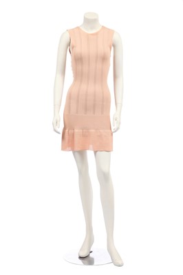 Lot 170 - An Azzedine Alaïa knitted pink silk dress, 2000s