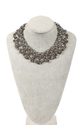 Lot 46 - A Dior necklace of dazzling cut-brilliants, 1961