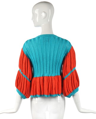 Lot 174 - A BodyMap hand-knitted jacket,  'Barbee Takes a Trip Around Nature's Cosmic Curves' collection, Spring-Summer 1985