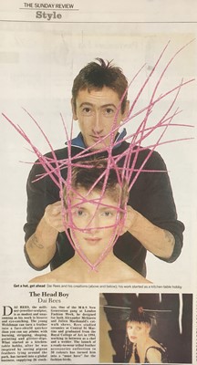 Lot 407 - An Alexander McQueen by Dai Rees headpiece for 'La Poupée (The Doll)', Spring-Summer 1997