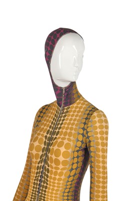 Lot 382 - A Jean Paul Gaultier 'Mad Max' hooded body suit, Autumn-Winter 1995-96