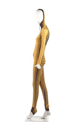 Lot 382 - A Jean Paul Gaultier 'Mad Max' hooded body suit, Autumn-Winter 1995-96