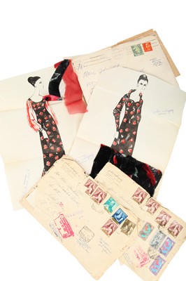 Lot 291 - An archive of sketches, correspondence, invoices relating to Pedro Rodriguez, 1963-65