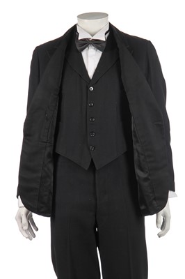 Lot 204 - A black wool dinner suit originally owned by Bing Crosby, 1923