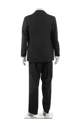 Lot 204 - A black wool dinner suit originally owned by Bing Crosby, 1923