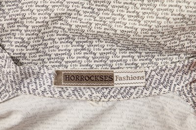 Lot 280 - A rare Horrockses printed cotton commemorative dress for the coronation of Queen Elizabeth II, 1953