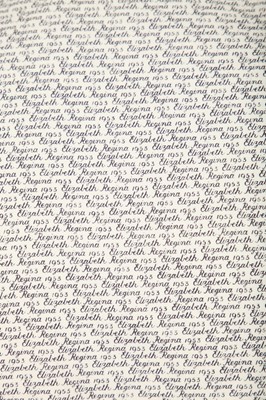 Lot 280 - A rare Horrockses printed cotton commemorative dress for the coronation of Queen Elizabeth II, 1953