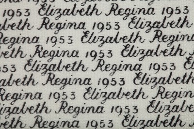 Lot 280 - A rare Horrockses printed cotton commemorative dress for the coronation of Queen Elizabeth II, 1953