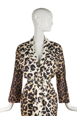 Lot 385 - A Thierry Mugler leopard-print silk dress, 1996
