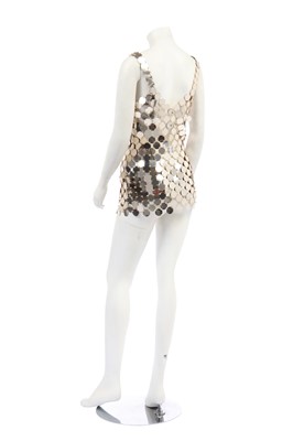 Lot 196 - A Paco Rabanne kit-made minidress, 1996