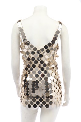 Lot 196 - A Paco Rabanne kit-made minidress, 1996