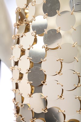 Lot 196 - A Paco Rabanne kit-made minidress, 1996