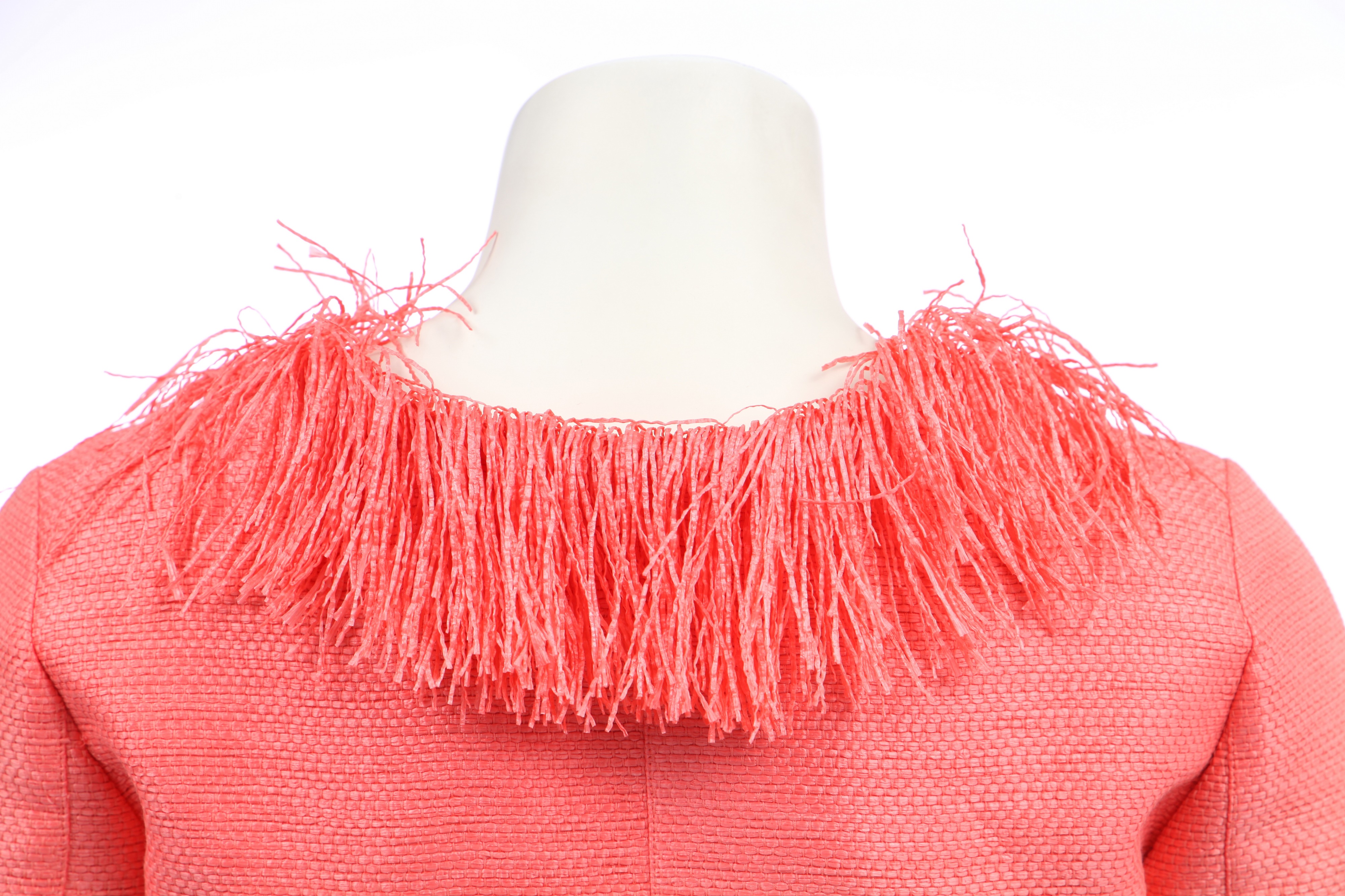 Lot 225 - A Thierry Mugler coral-pink woven