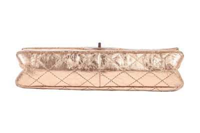 Lot 6 - A Chanel mottled rose-gold quilted leather