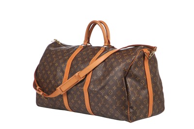 Lot 121 - Two Louis Vuitton monogrammed canvas and leather holdalls, 1990s