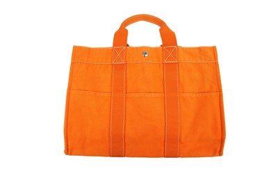 Lot 55 - An Hermès Fourre Tout in orange canvas, 2003