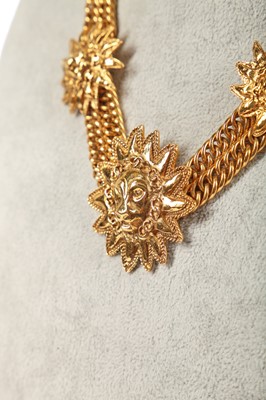 Lot 36 - A Chanel lion-mask necklace, 1990s