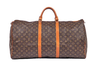 Lot 57 - Two Louis Vuitton monogrammed canvas and leather holdalls