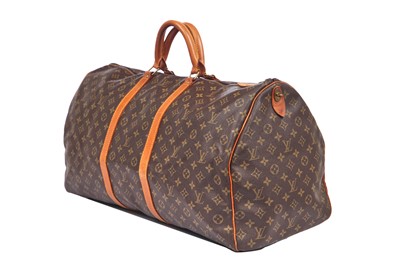 Lot 57 - Two Louis Vuitton monogrammed canvas and leather holdalls