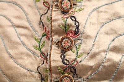 Lot 428 - An embroidered satin gentleman's waistcoat, circa 1785, and others