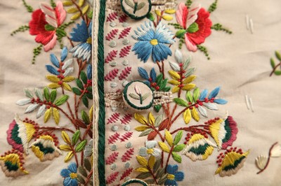 Lot 285 - A fine embroidered gentleman's waistcoat, probably French, 1790-1800