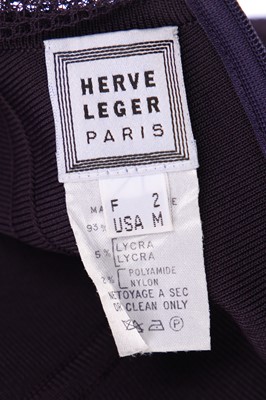 Lot 217 - Two Hervé Léger bodycon dresses, 1990s-2000s