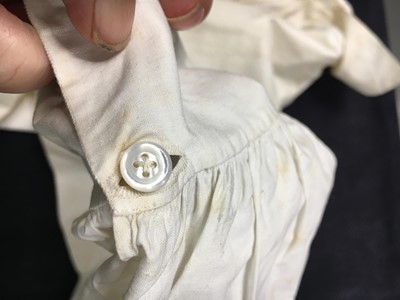 Lot 282 - A rare powdering shirt, late 18th-early 19th century