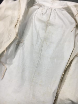 Lot 282 - A rare powdering shirt, late 18th-early 19th century