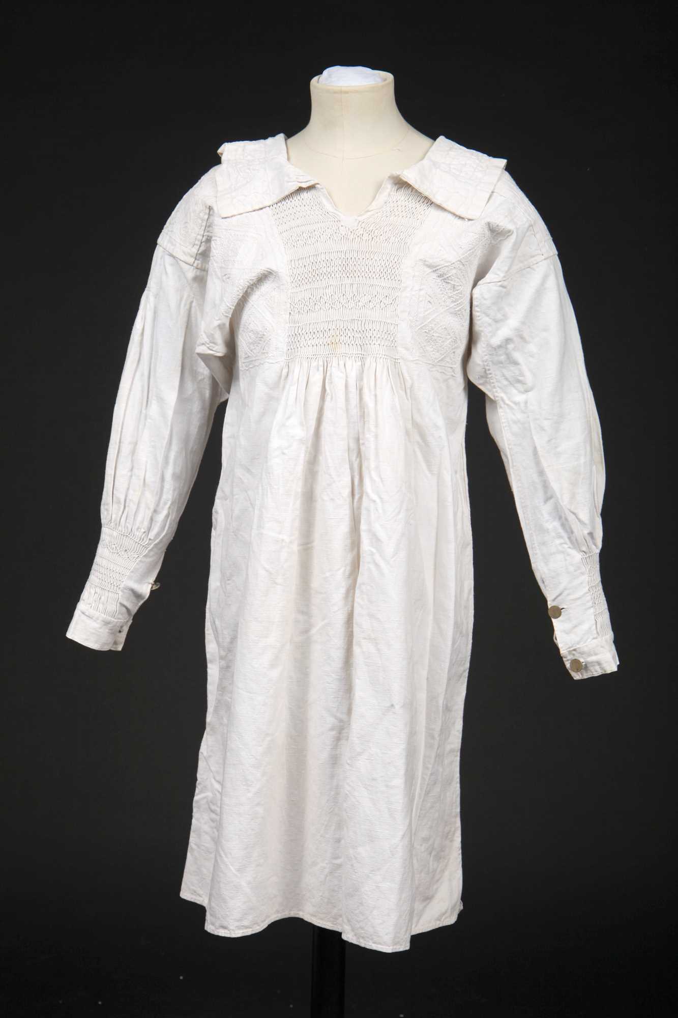 Lot 411 - A farmer's smock, circa 1900