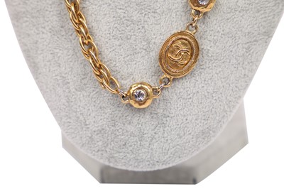 Lot 16 - A Chanel gilt chain sautoir, 1980s