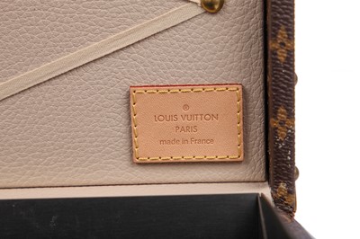 Lot 64 - A Louis Vuitton mini Malle Fleurs Trunk, modern