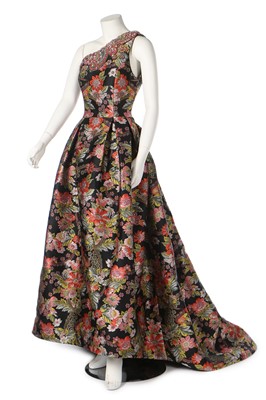 Lot 173 - An Andrew Gn floral brocaded evening gown, Pre-Fall 2019