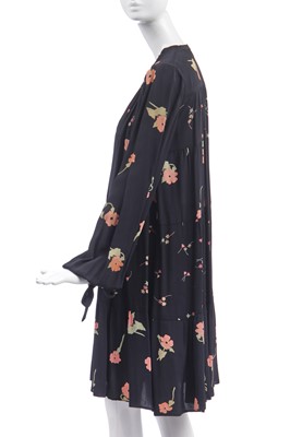 Lot 198 - An Ossie Clark printed marocain smock dress, 1970s