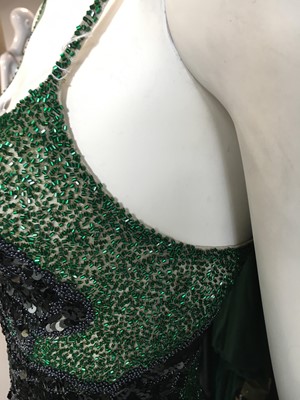 Lot 245 - A Krizia sequined panther dress, late 1970s or 1980s