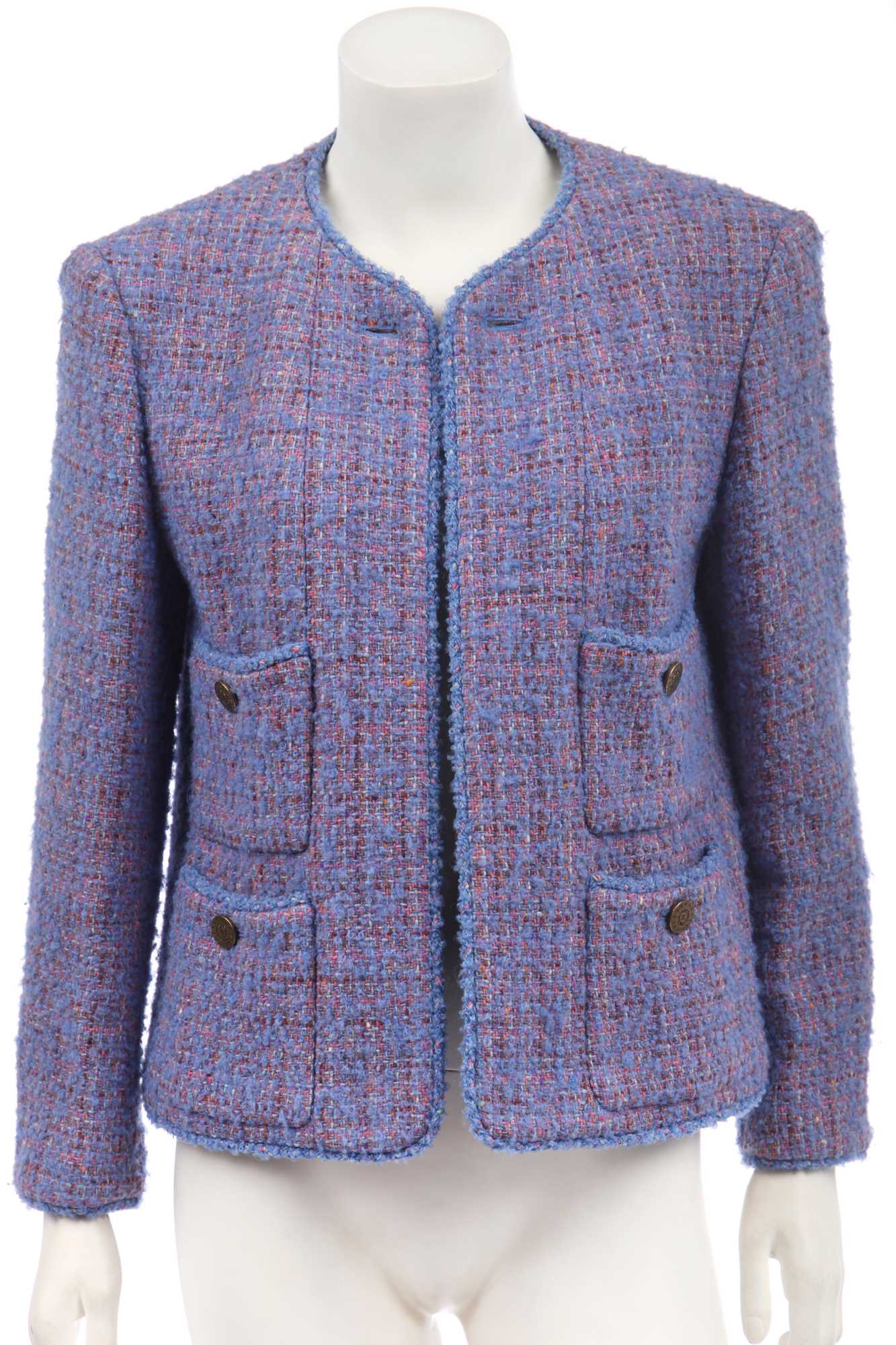 Lot 21 - A Chanel bouclé tweed jacket, 1997