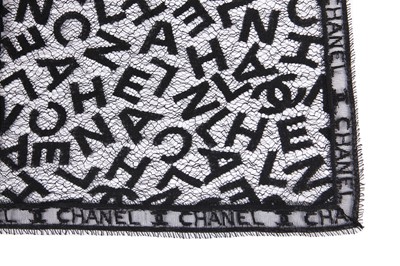 Lot 45 - A Chanel black lace jacket, 1990s