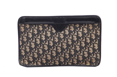 Lot 66 - A Dior monogrammed canvas clutch, 1970s