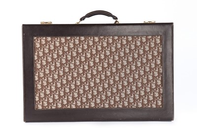 Lot 56 - A Dior backgammon monogrammed leather case,...