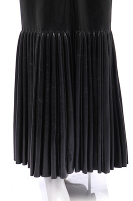 Lot 131 - An Azzedine Alaïa black leather skirt, 1999
