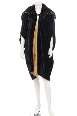 Lot 378 - A group of mainly black velvet clothing and others, 1920s-70s