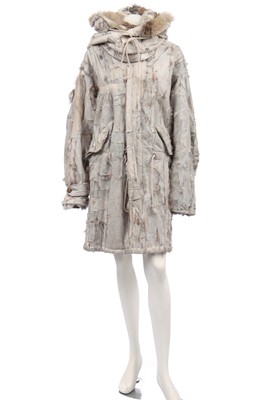 Lot 134 - An Alexander McQueen showpiece coat, 'Scanners' collection, Autumn-Winter 2003-04
