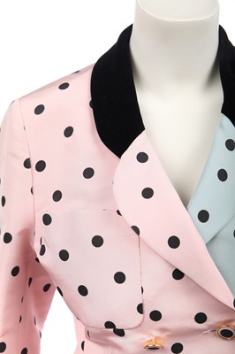 Lot 44 - A Chanel polka-dot silk jacket, Spring-Summer 1988