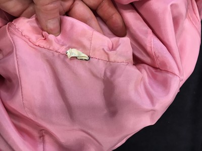 Lot 329 - A Christian Dior London beaded pink crêpe minidress, circa 1968
