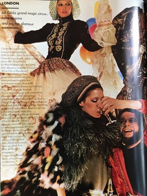 Lot 306 - A Bill Gibb evening ensemble, Autumn-Winter 1974