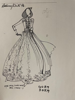 Lot 306 - A Bill Gibb evening ensemble, Autumn-Winter 1974