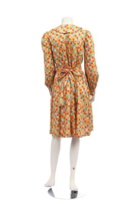 Lot 315 - A Zandra Rhodes/Sylvia Ayton 'Lipstick' print playsuit, 1968-70