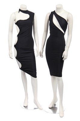 Lot 238 - Two Swanky Modes dresses and an Antony Price suit, 1980s