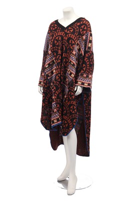 Lot 303 - Bill Gibb/Kaffe Fassett 'Byzantine' collection djellabah/poncho, Autumn-Winter 1976-77