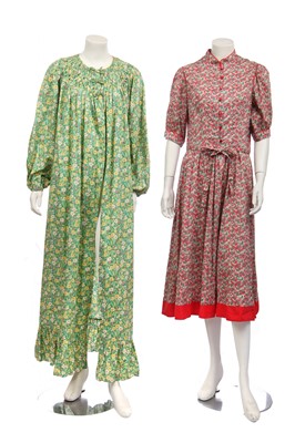 Lot 357 - Four summer dresses, 1930s-1970s