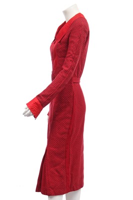 Lot 355 - An L&H Nathan dress made for Maggie Smith in 'The Prime of Miss Jean Brodie', 1930s style but made 1969